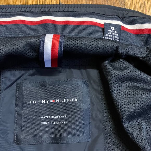 Tommy Hilfiger Men's Bomber Jacket - Navy - Picture 6 of 9